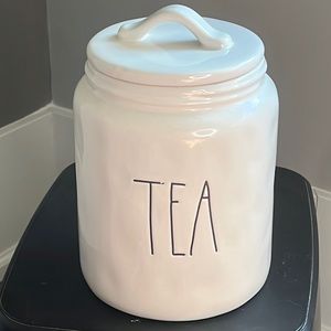 Rae Dunn Tea from 2018 with dimples